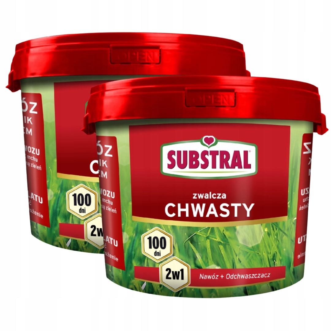 Substral 100dni Z Odchwaszczaczem 5KG Zestaw 2 sztuk!