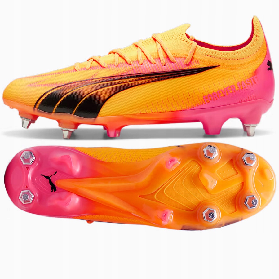 シューズ Puma Ultra 1.3 sg PUMA Ultra 1.3 SG Under The Lights - Green Glare/Elektro