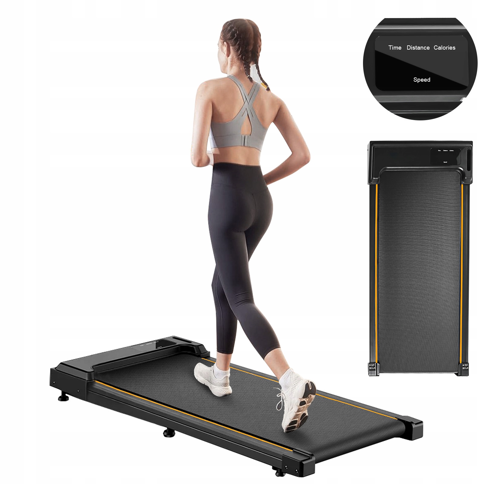 Elektrický běžecký pás Juicease KT-21 s Led diodami až 6 km/h 100 kg