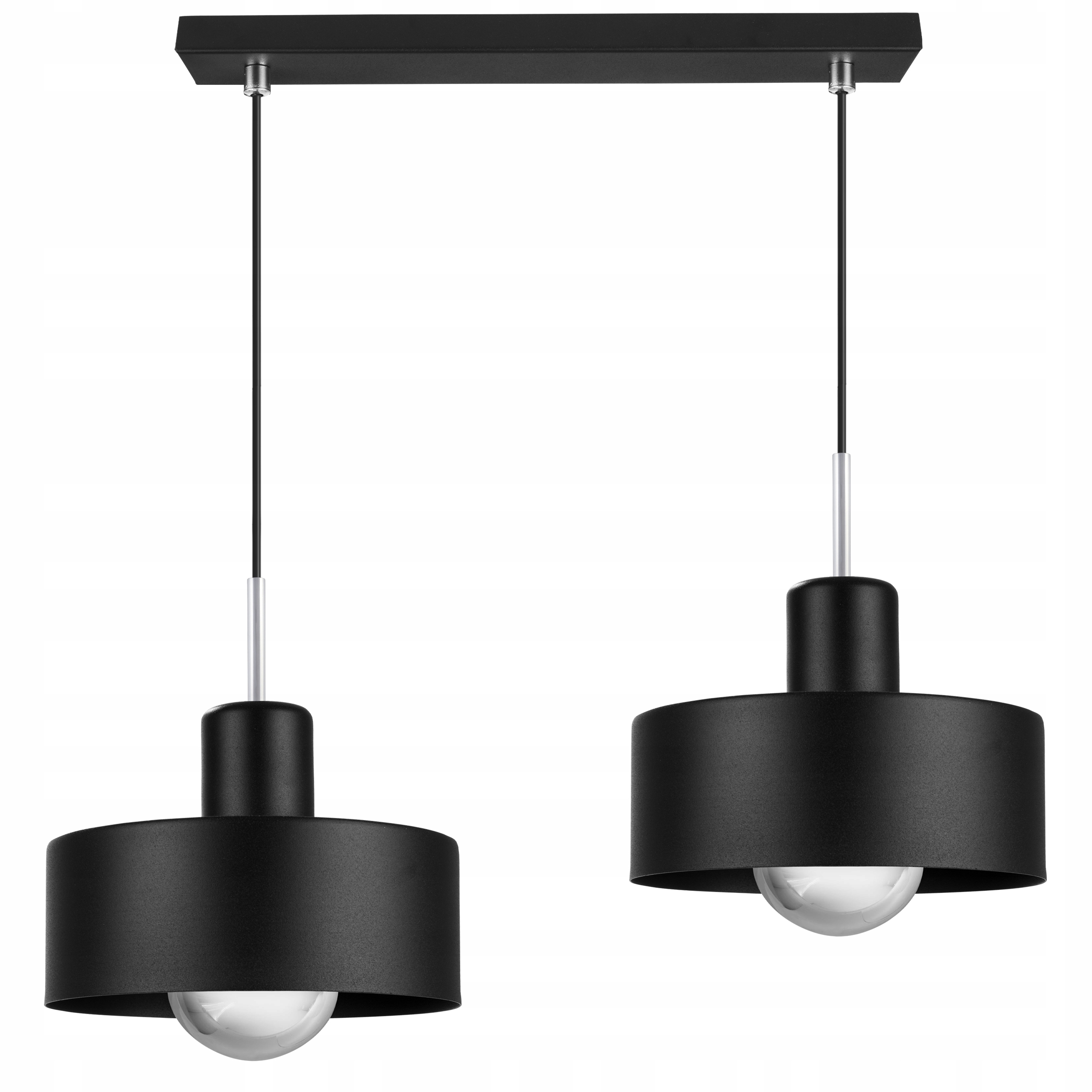 Závěsné Stropní Svítidlo Černá Bílá Glamour Lustr Moderní Loft