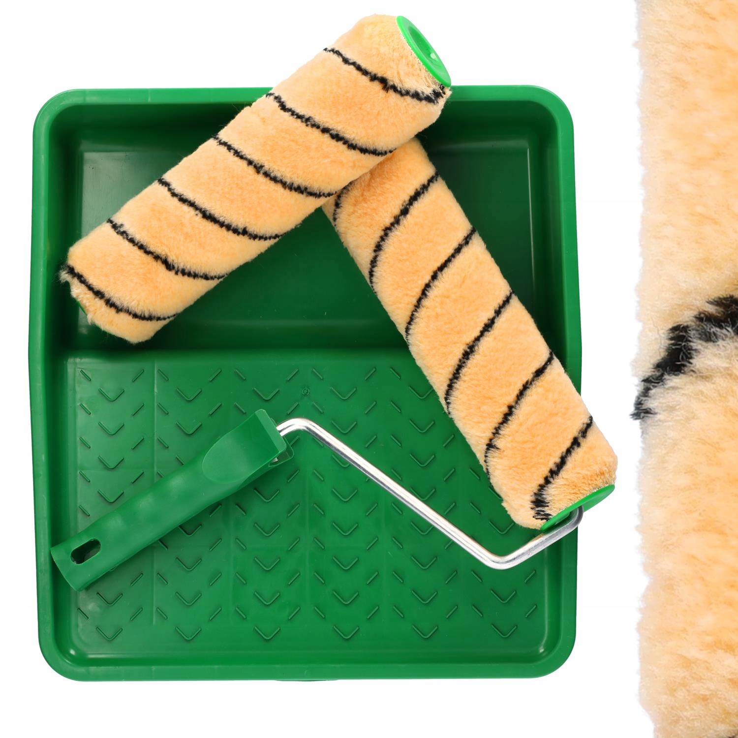 Малярный валик 25СМ ящик для мусора ручка набор для покраски стен и потолков RU