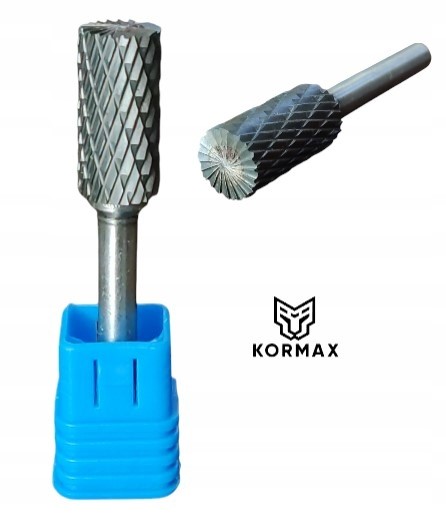 Fréza rotační pilník fi 14 mm 14x25x65x6 na karbidový kov Kormax
