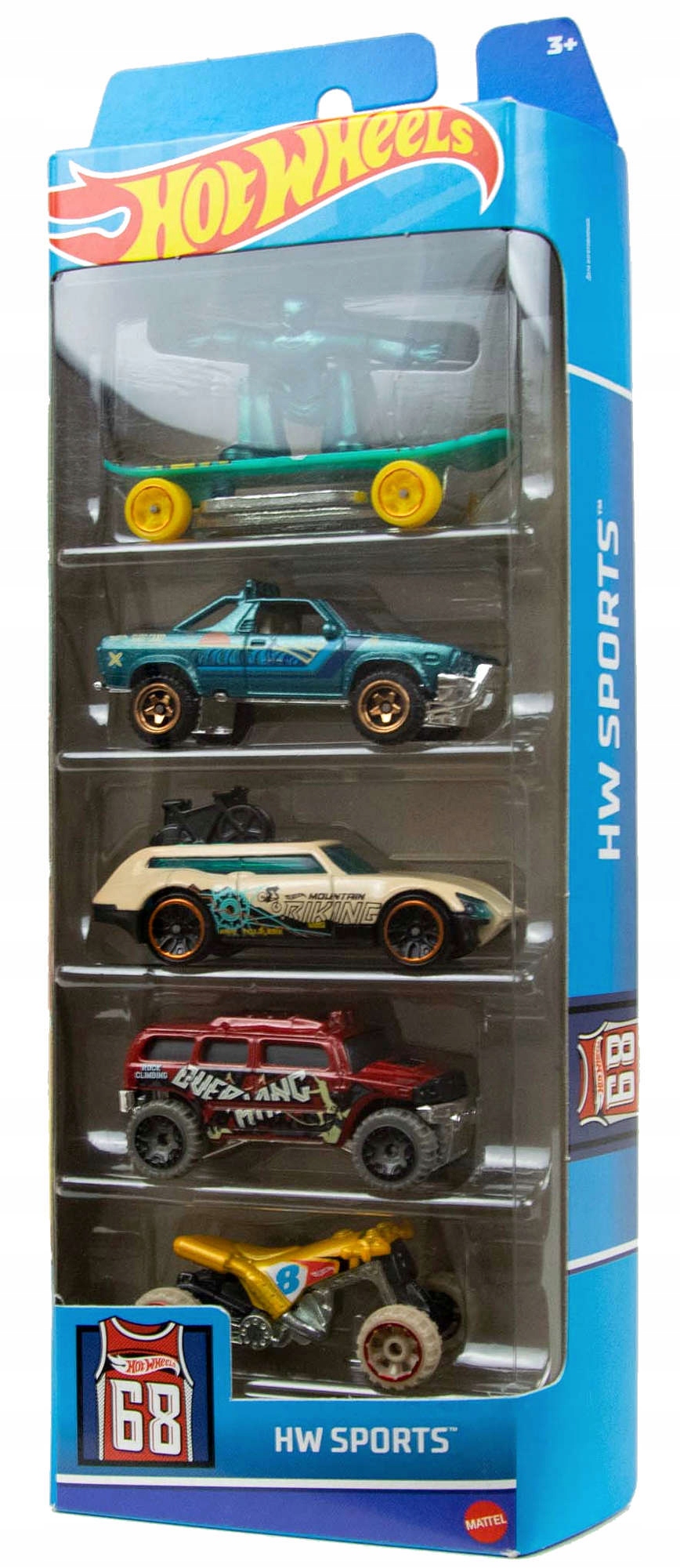 

Zestaw Hot Wheels Autka Samochodziki Sports 5PAK