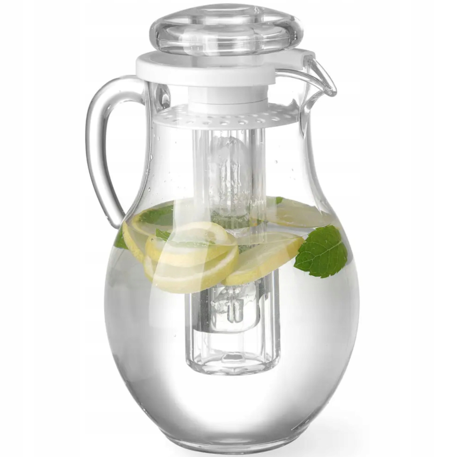 Džbán Na Nápoje S Vložkou Na Led, Chladicí Karafa S Kohoutkem, 3 L