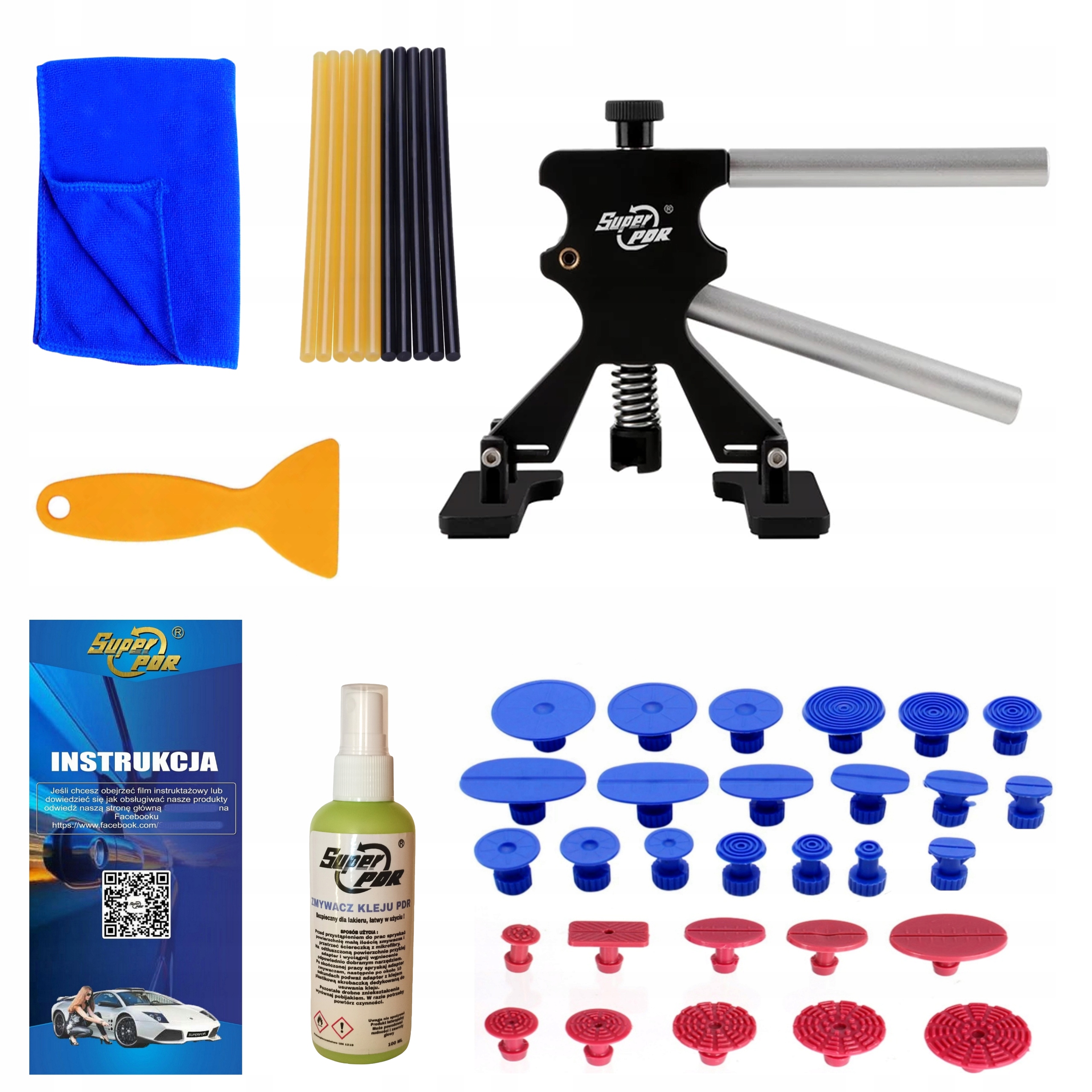 Nástroje na promáčkliny Sada pdr Puller