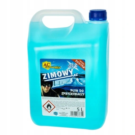 Płyn do spryskiwaczy Zimowy do -20°C Zapachowy 5 litrów szyb szkła lusterek