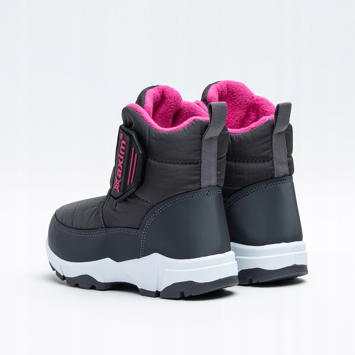 Śniegowce dziecięce OCIEPLANE polar lekkie miękkie na RZEP buty zimowe Axim Kod producenta 21042