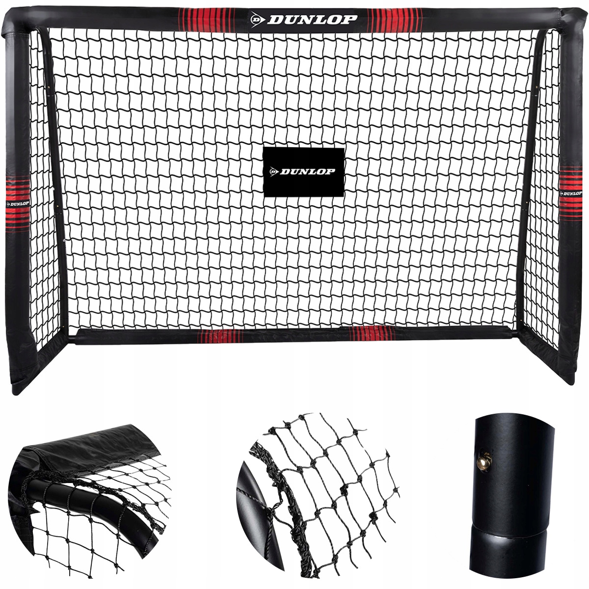 Bramka do piłki nożnej piłkarska składana Treningowa Metalowa Duża Dunlop