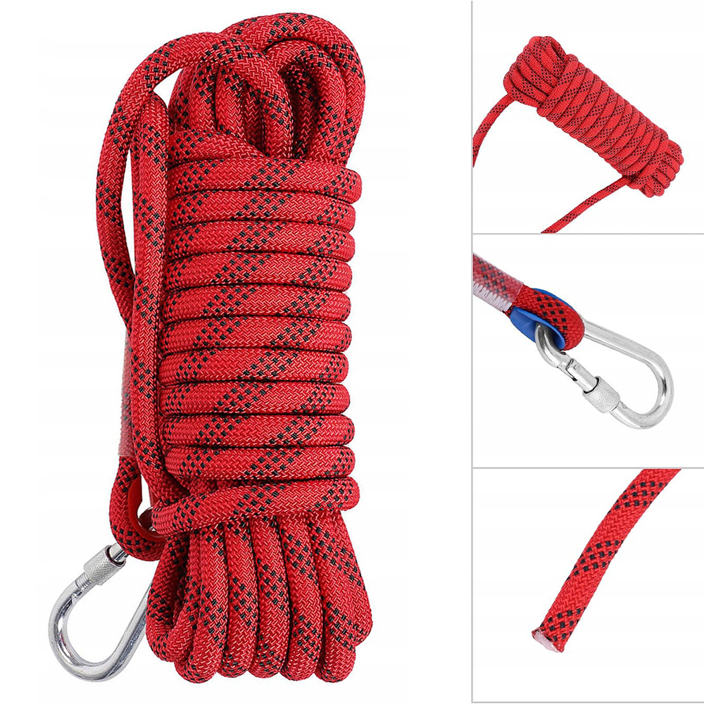 Linka Sznura Lina Wspinaczkowa Holownicza Asekuracyjna Mocna 25M 12MM
