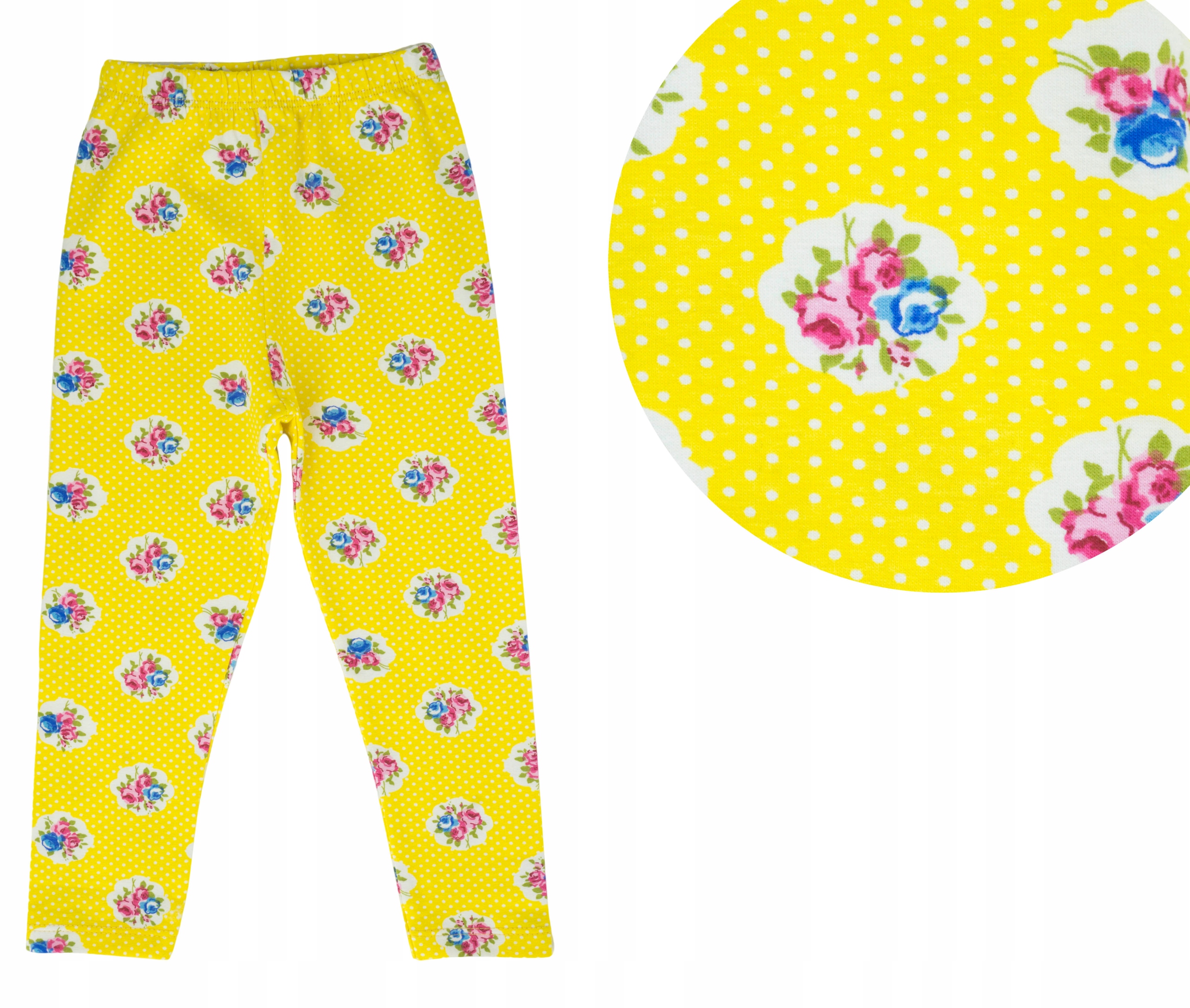 

Z559 Kolorowe legginsy getry druk 104