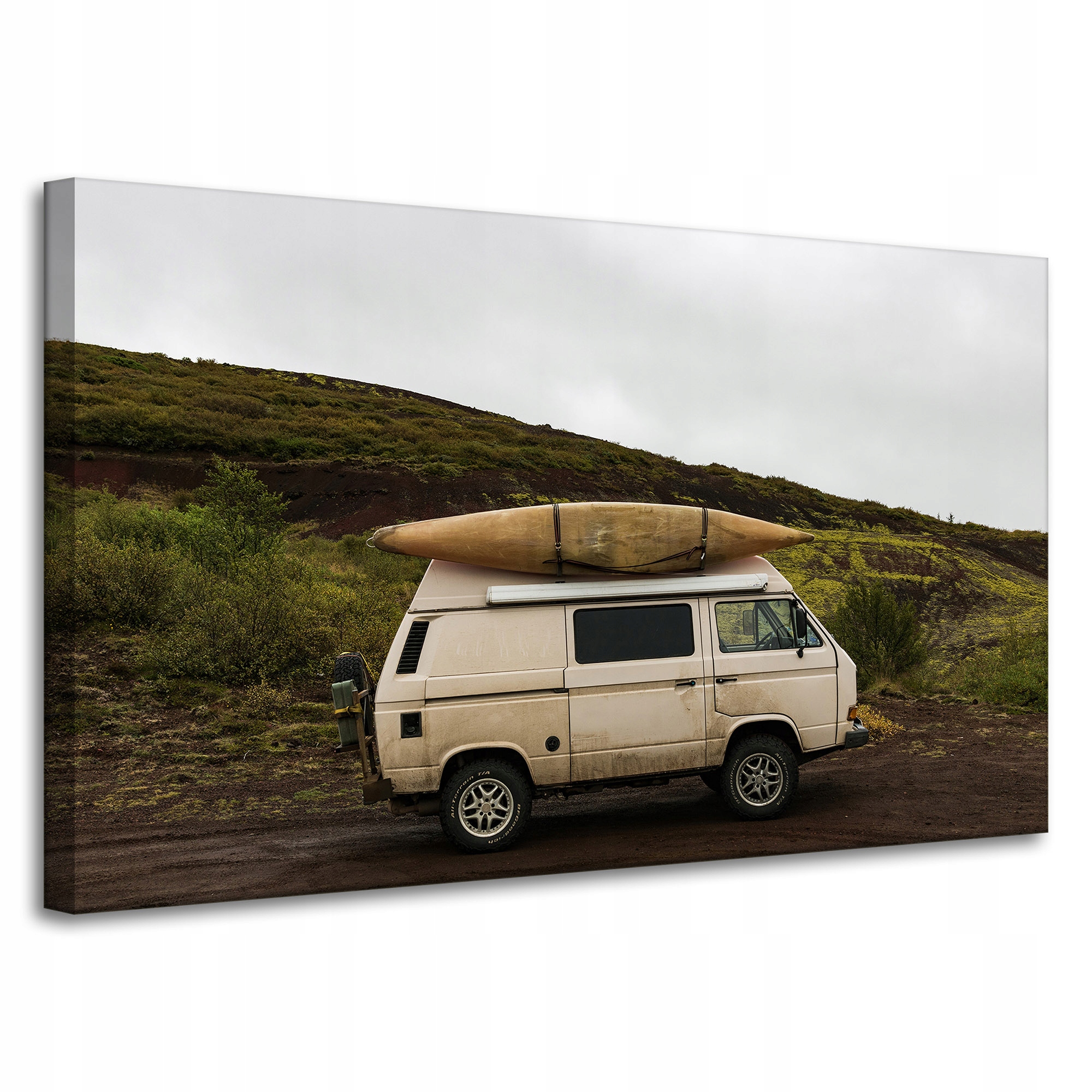 Obraz na plátně Vintage Cestovní Camper 100x60 cm