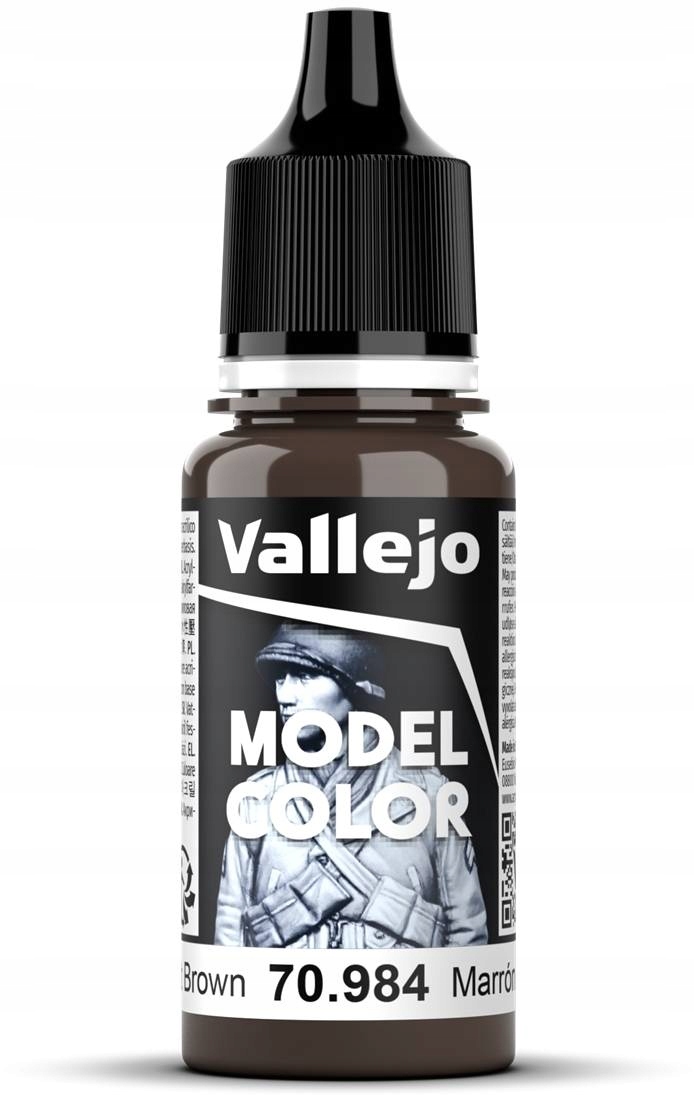 Vallejo Model Color 984-17 ml. Flat Brown NEW - Stan: Nowy 11.00PLN ...