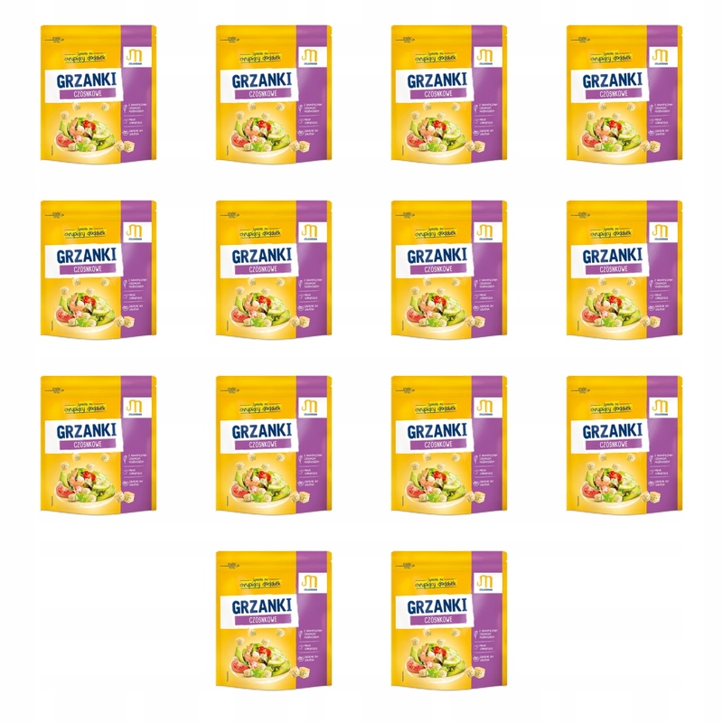 Česnekové krutony Mamut s medvědím česnekem 150 g X14