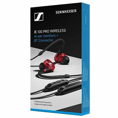 Słuchawki studyjne dokanałowe Sennheiser Ie 100 Pro Wireless Red Bt Connect