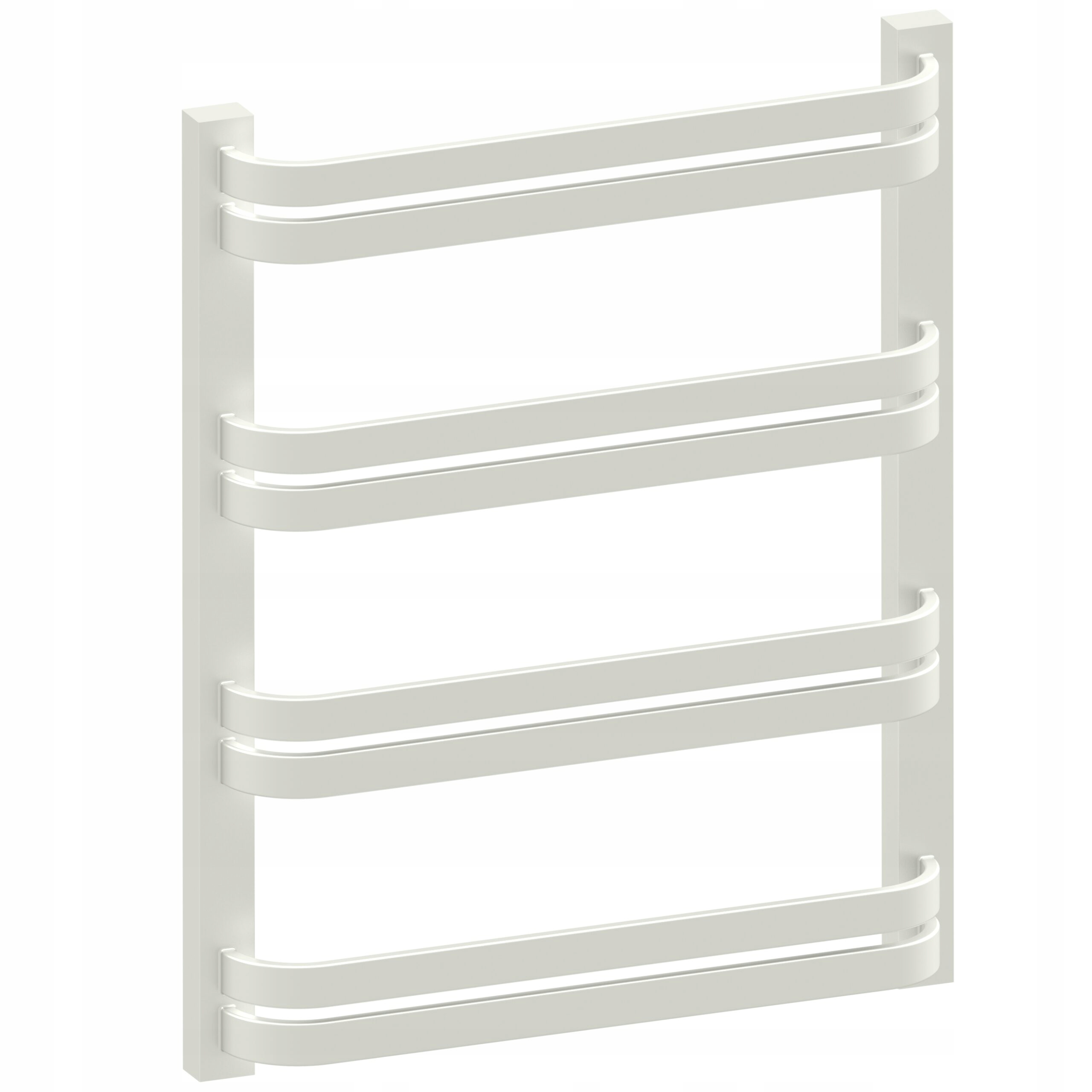Dekorativní Radiátor Pole H670 L540 Bílý Lesk