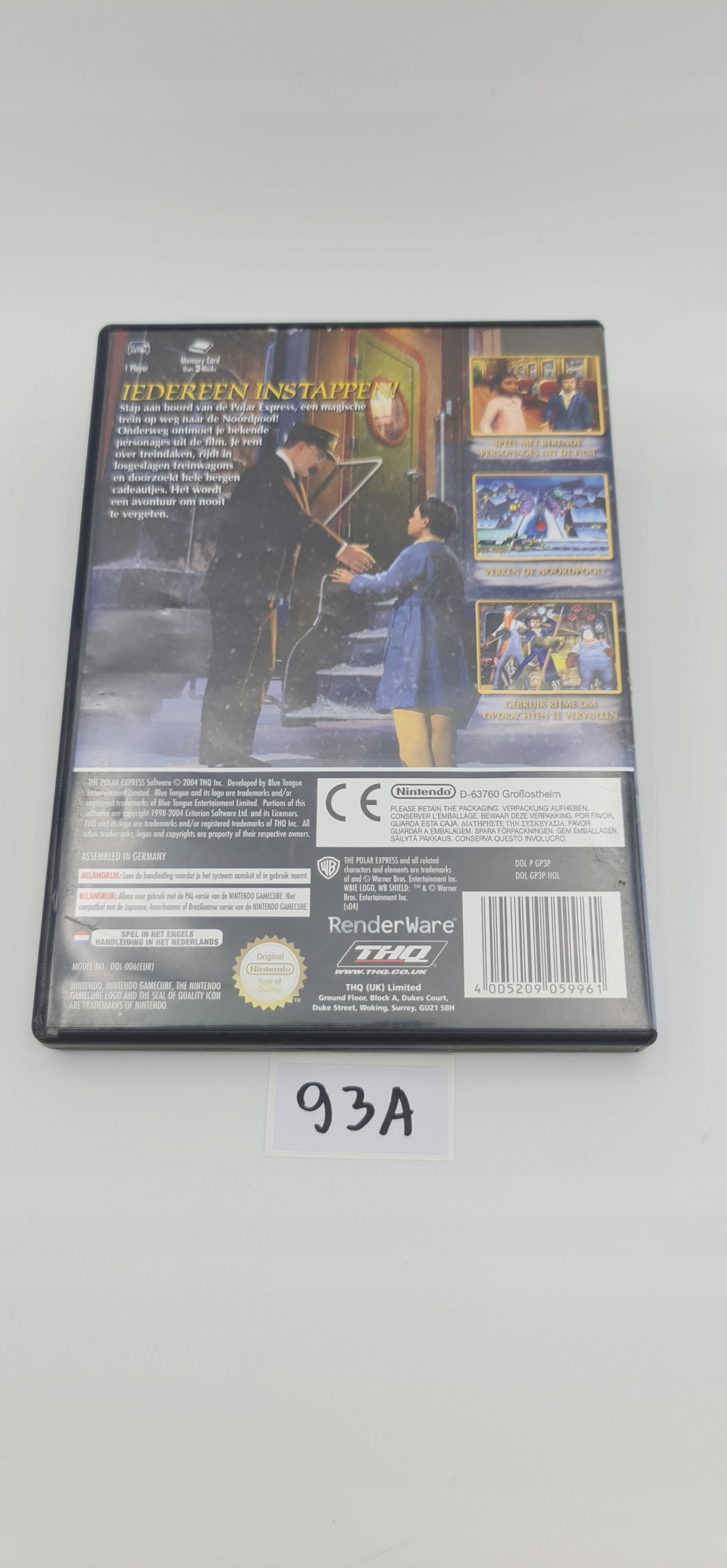 NINTENDO GAMECUBE THE POLAR EXPRESS Producent Nintendo