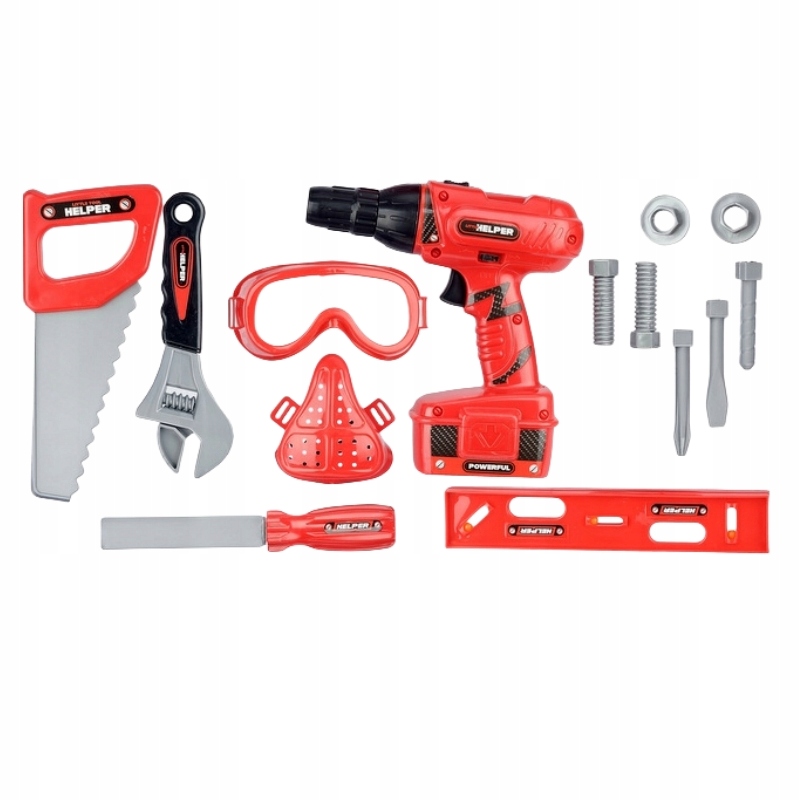 ZESTAW NARZĘDZI MAJSTERKOWICZA NARZĘDZIA WKRĘTARKA ŚRUBOKRĘT WIERTARKA Seria I-H145