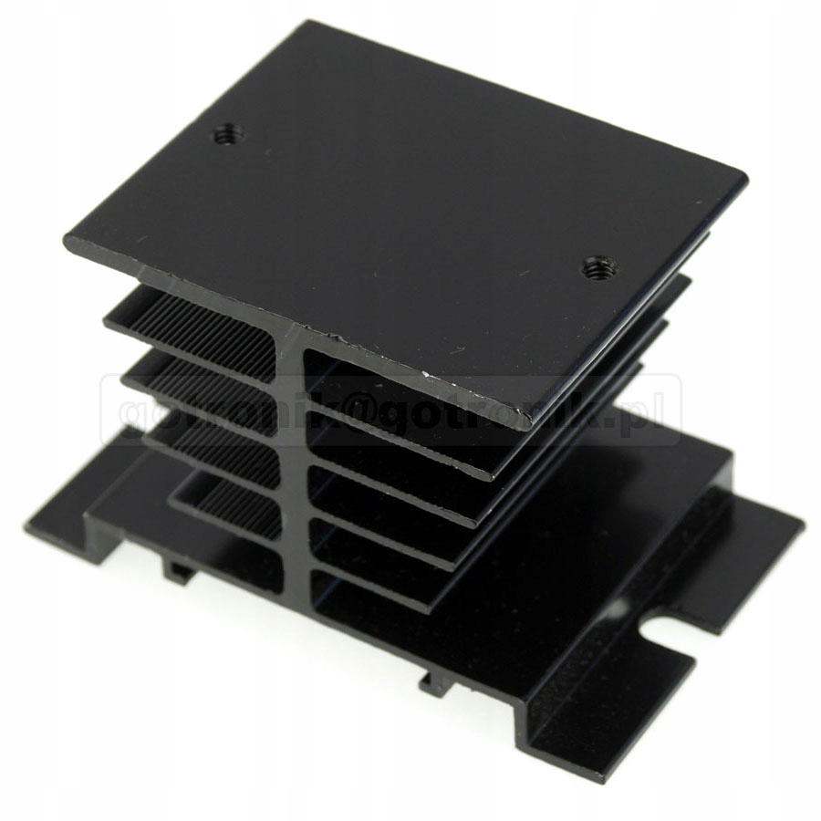 Radiator do przekaźników SSR czerniony