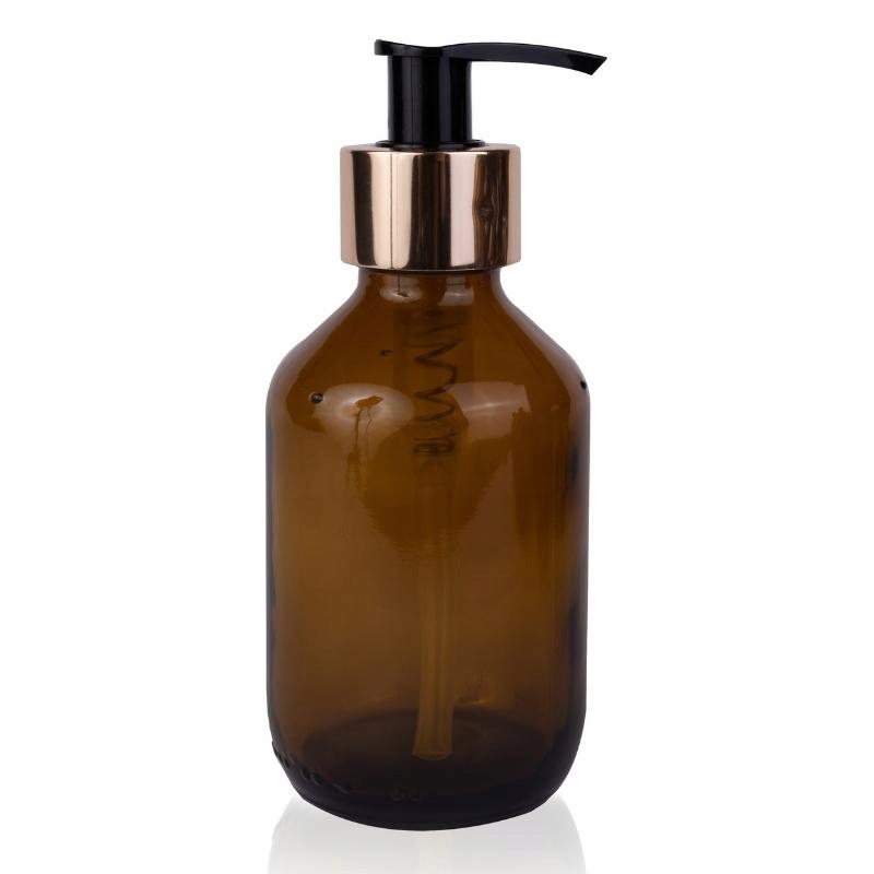 

Butelka szklana 150ml brązowa z pompką