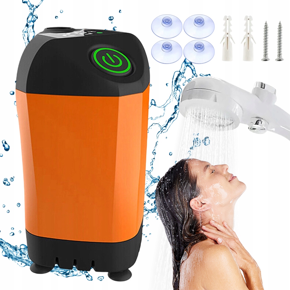 Kempingová sprcha přenosná pro stan 2 m, hadice a stojan bez kabelů