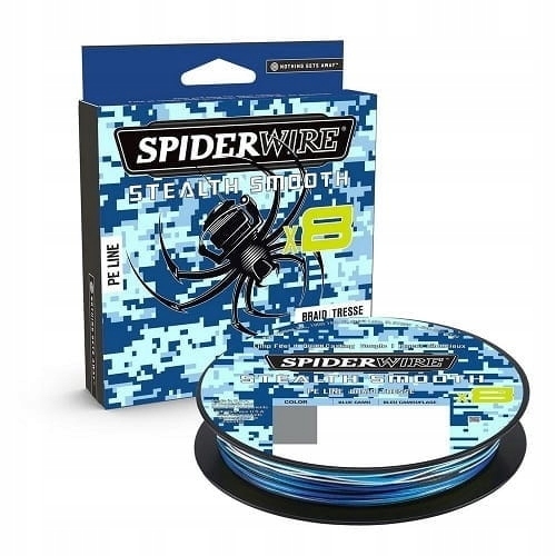 Spiderwire Stealth Smooth 8 Blue Camo 0,06mm 150m 5,40kg