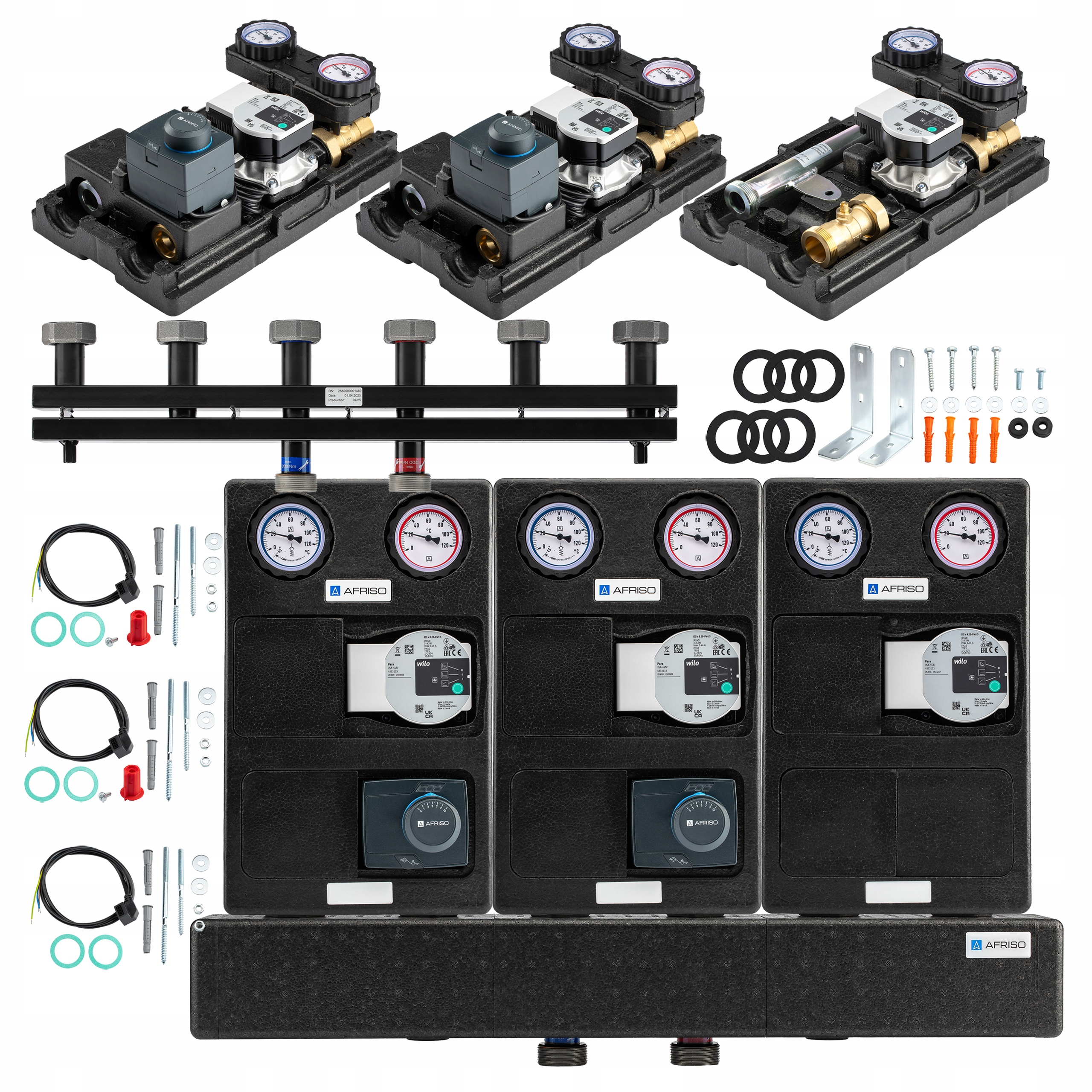 Skupina Čerpadel S Mícháním Rozdělovač 3 Okruhy Primotherm Čerpadlo Wilo