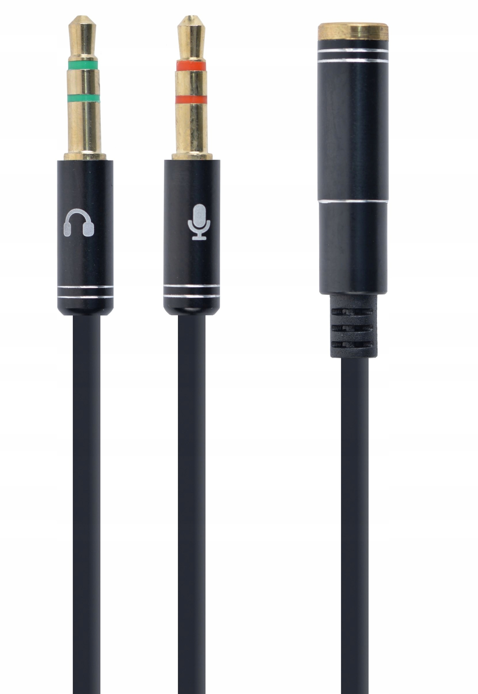 Kabel Adapter 2 x Mini Jack 3,5 mm Audio 4 PIN Marka Gembird
