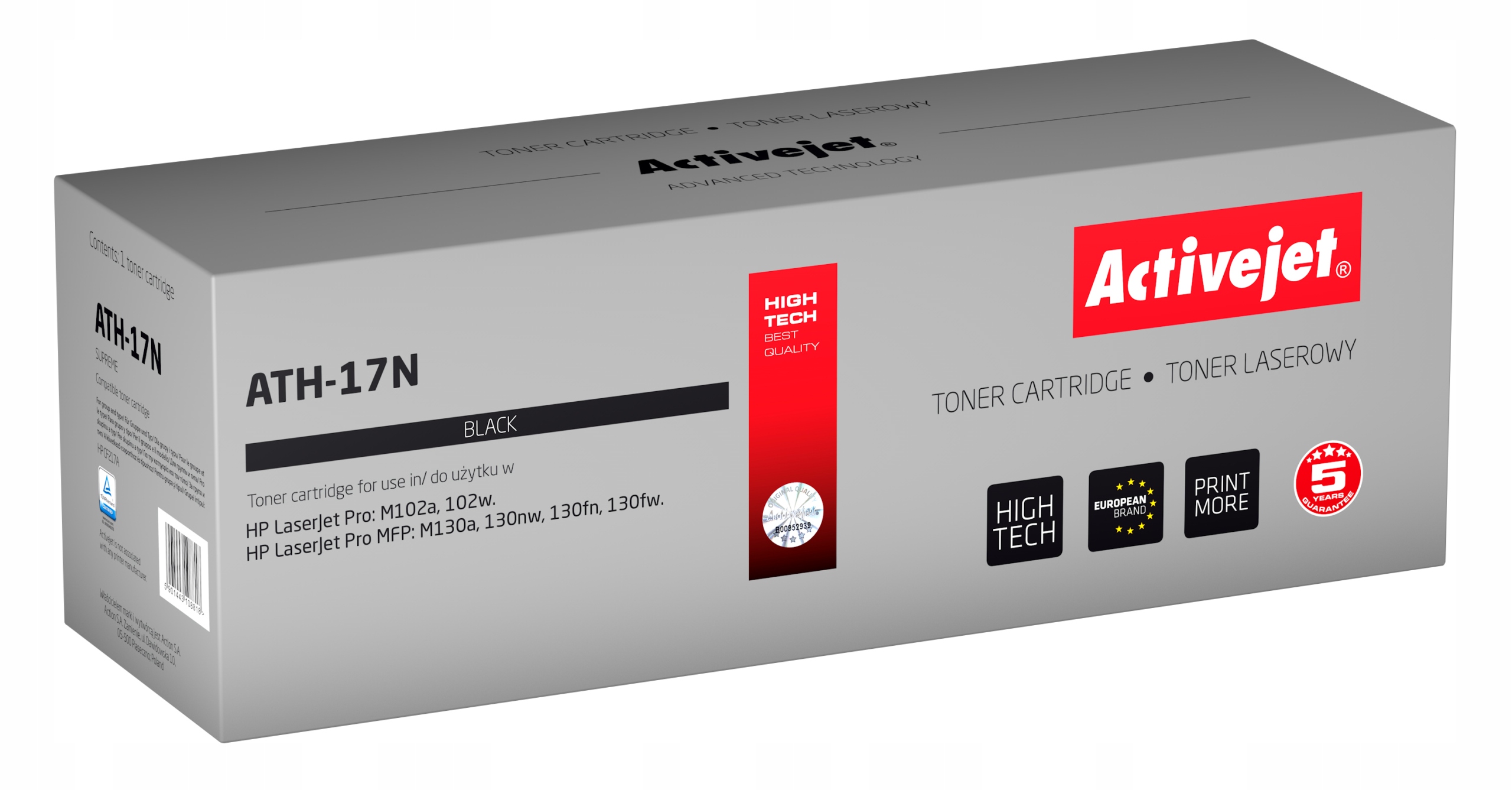 Toner Activejet ATH-17N náhrada CF217A 1600 stran