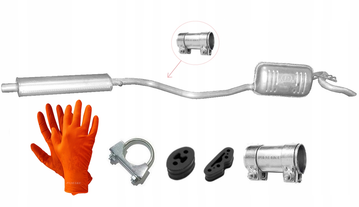 Lancia Y 1.1 1.2 1.4 (1995-2001) Tlumič Koncový