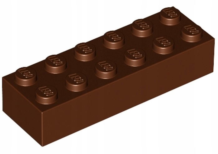 

Lego Klocek 2x6 Brązowy (2456/4216615)