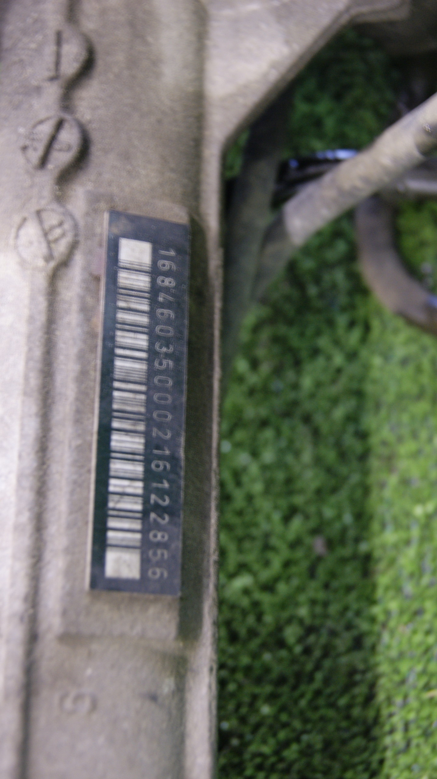 control MERCEDES-BENZ A class W168 A16811011002