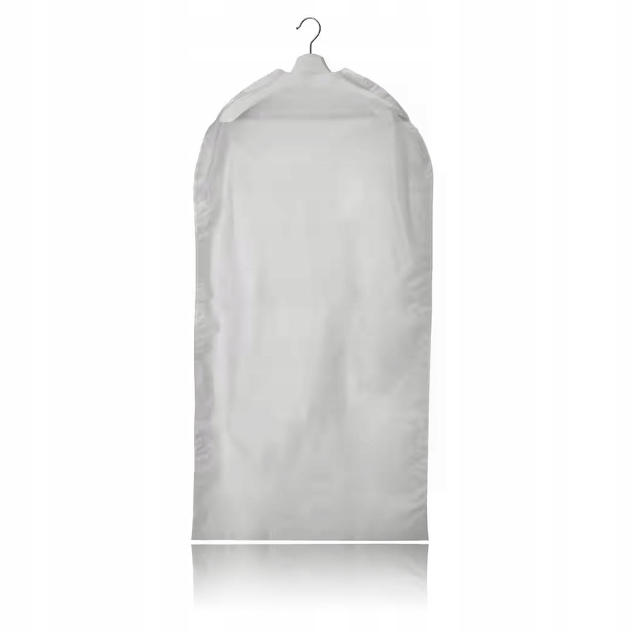 9 szt. RENSHACKA Pokrowiec na ubrania - przezroczysty biały Wzór dominujący bez wzoru