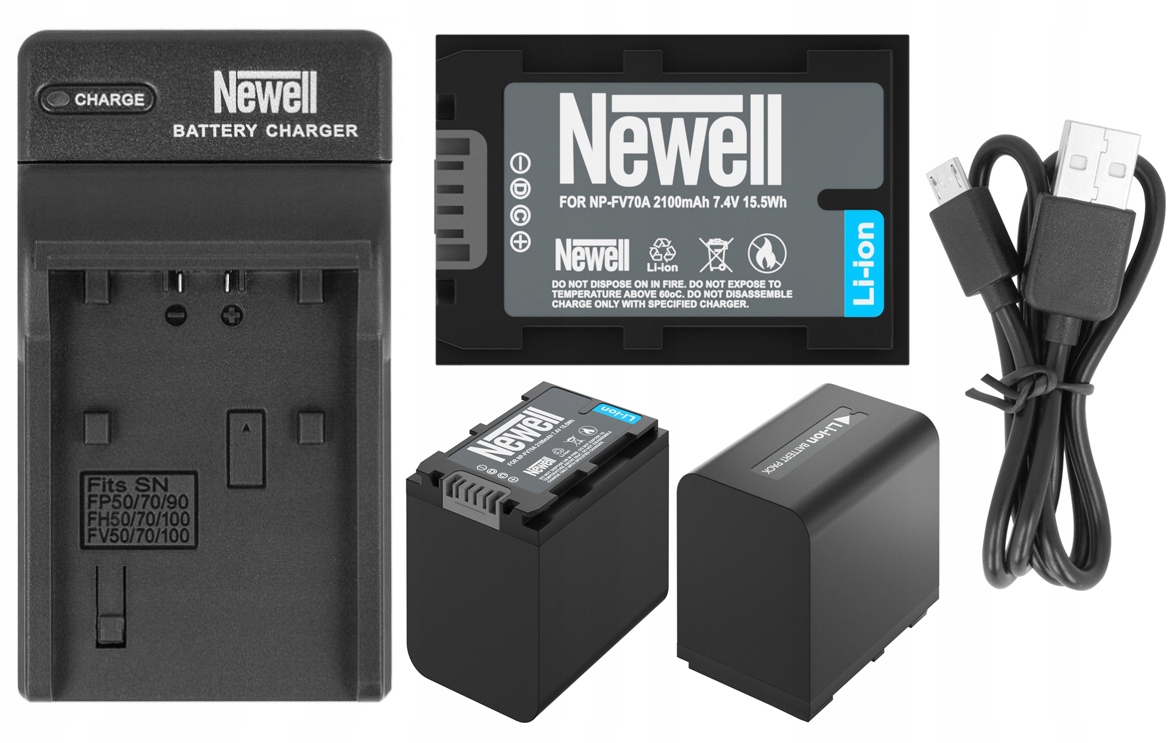 Фото - Акумулятор для камери Newell Bateria  do Sony NP-FV70 NP-FV100 NP-FV30 NP-FV50 FV60 NP-FV90 Ład. 