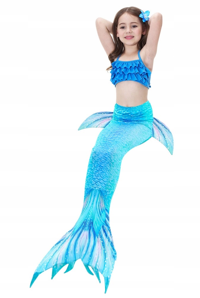 

Strój kąpielowy syrenka ogon 130 kostium Arielka