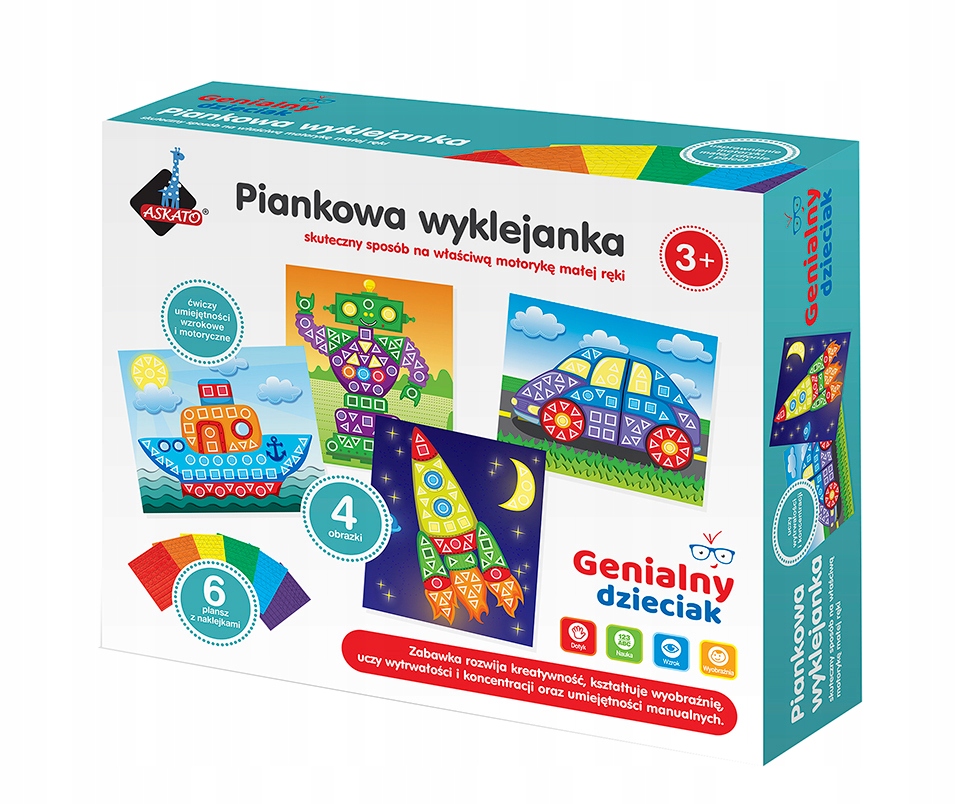 

Genialny Dzieciak Mozaika Do Wyklejania Chłopcy