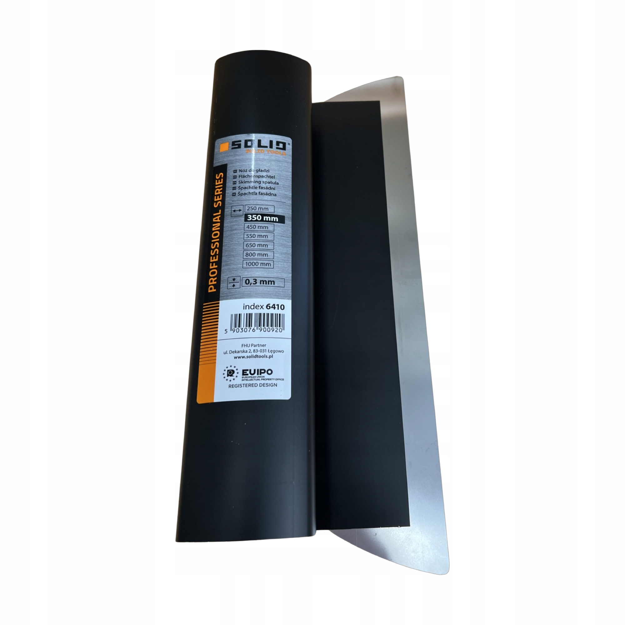 SOLID NÓŻ DO GŁADZI PIÓRO SZPACHLA NIERDZEWNA 35cm Kod producenta 6410