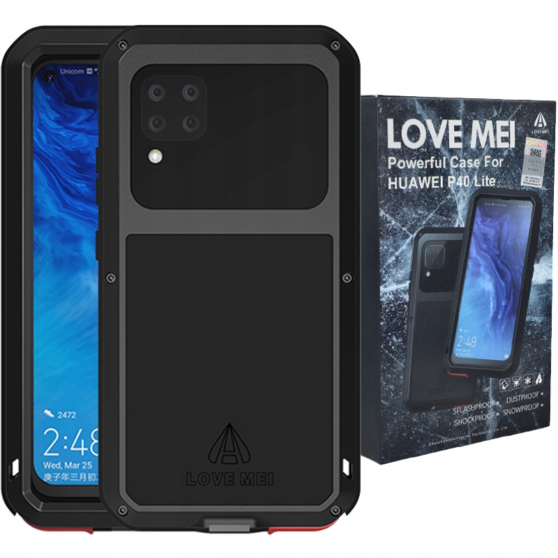

Etui do Huawei P40 Lite, case, Love Mei Powerful