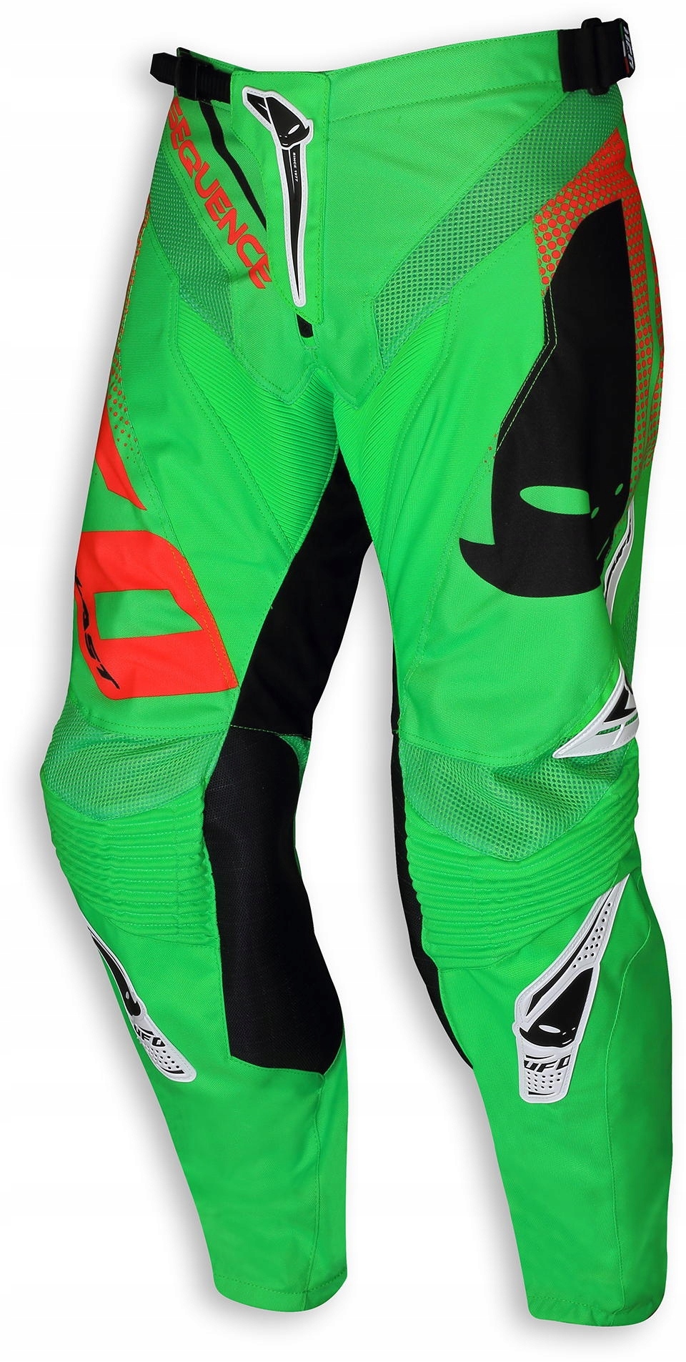 Nohavice Enduro Cross Ufo Sequence Made In Italy Farba Zelená/červená Veľ