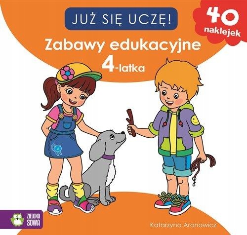 Zabawy edukacyjne 4 latka Naklejki Już się uczę