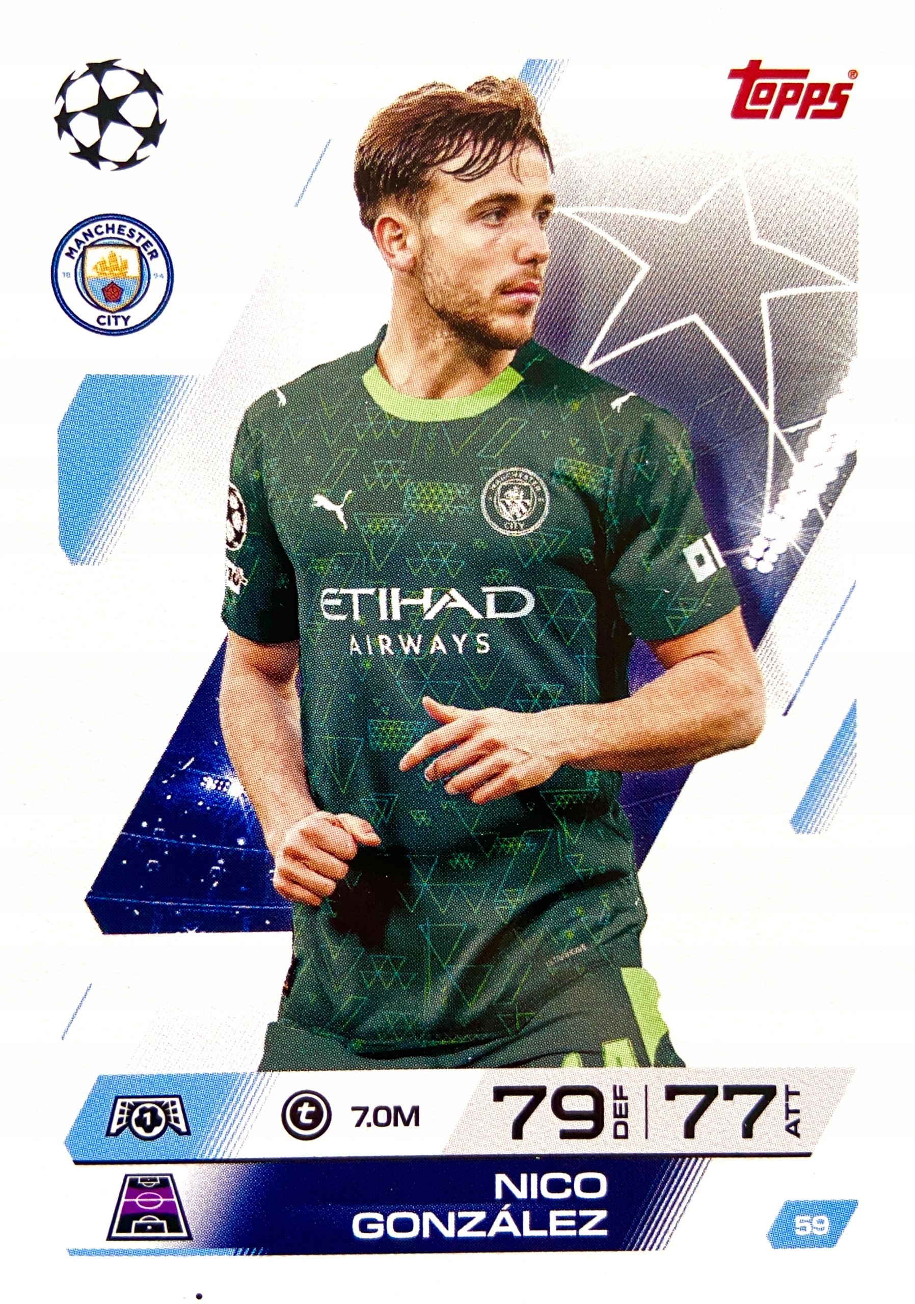 Match Attax Ucl 2025/26 2026 59 Nico Gonzalez Manchester City