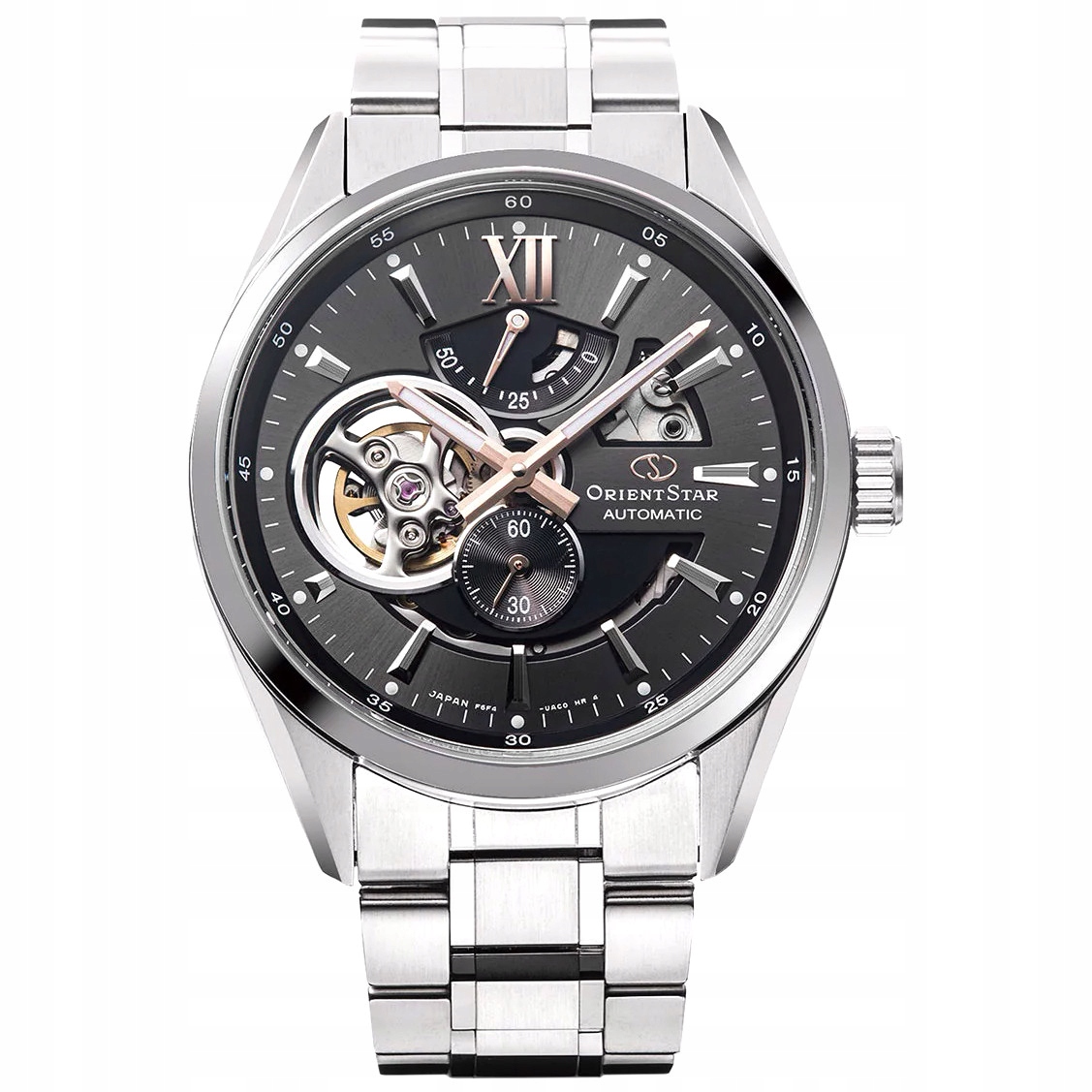 Pánské Hodinky Orient Star RE-AV0004N00B stříbrný náramek