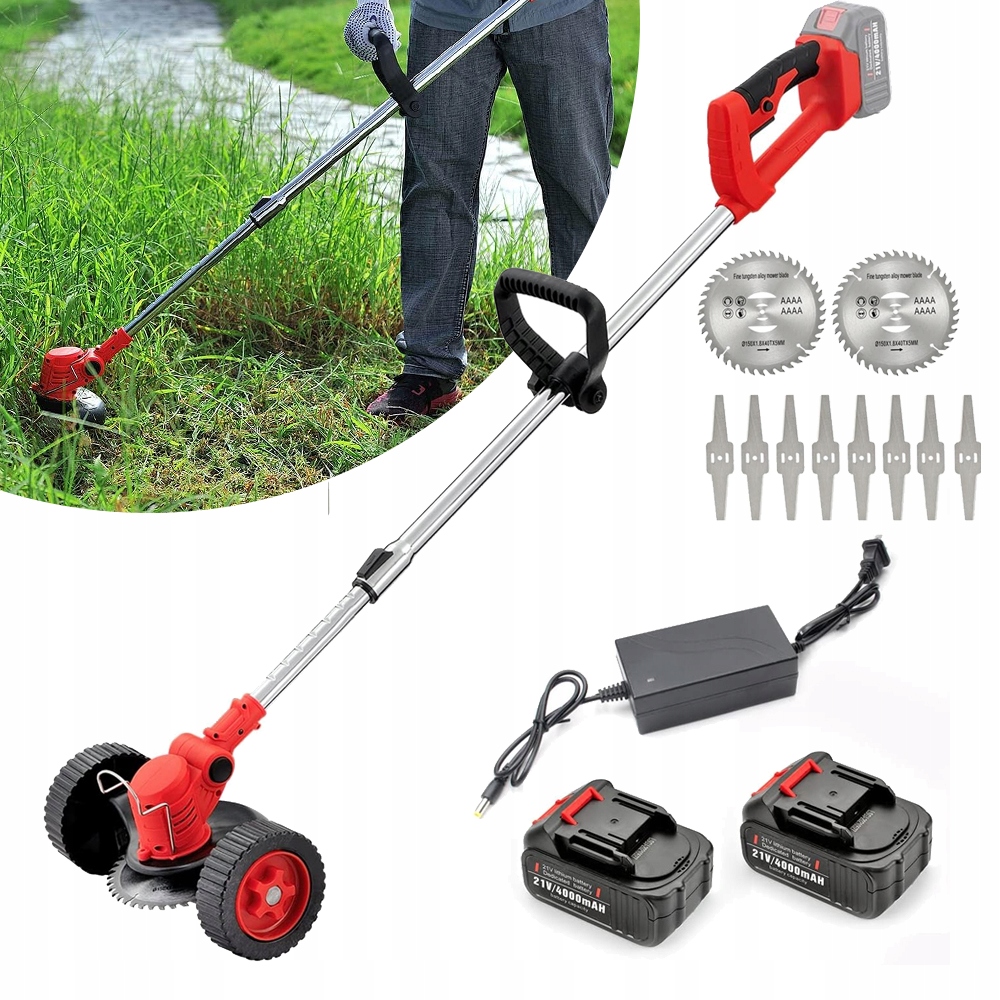 Elektrická Rotační Sekačka, 24 V, 2000 Mah, Akumulátorová Sekačka