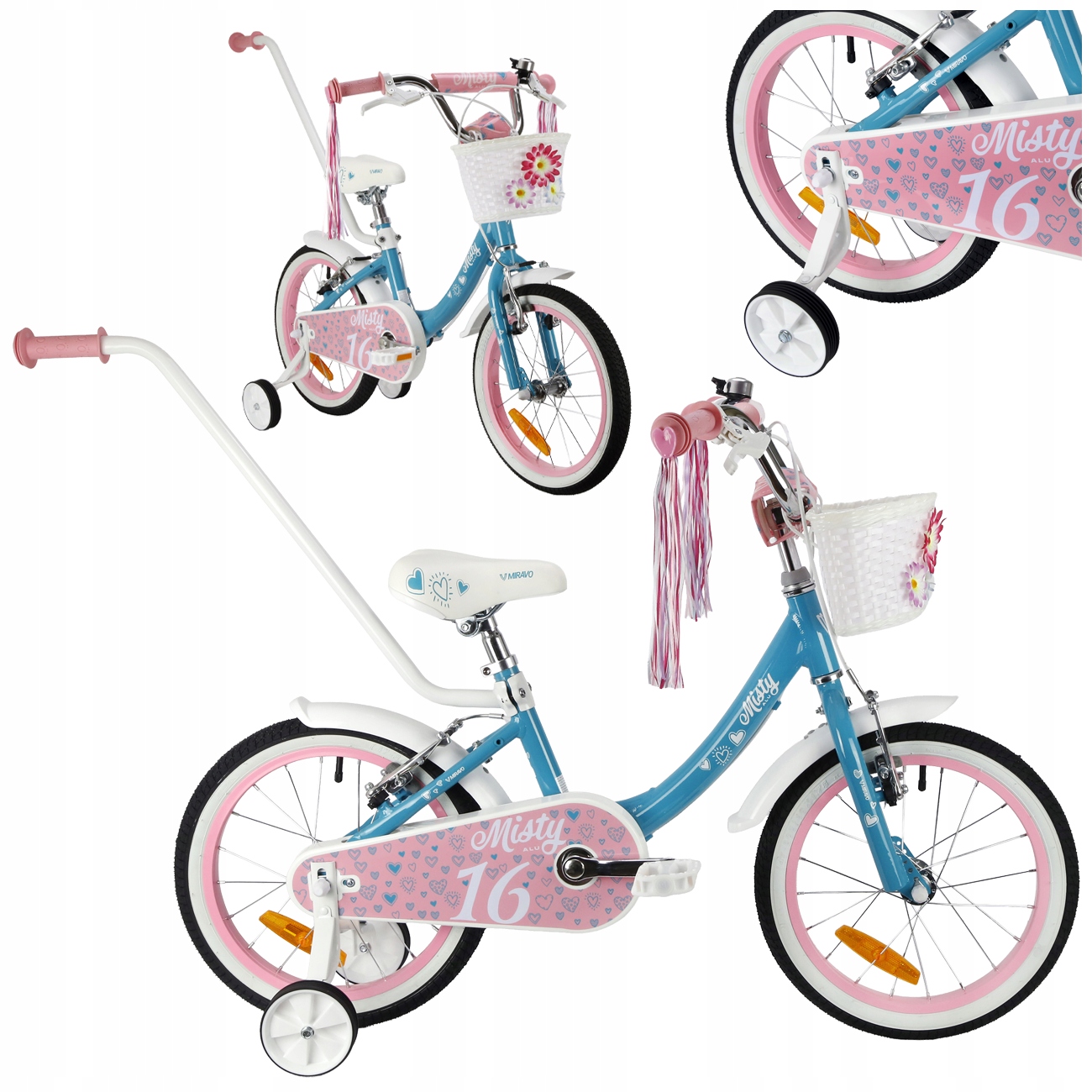 Rowerek Dziecięcy 16 Cali Miravo Rower Alu Dla Dziewczynki Prowadnik