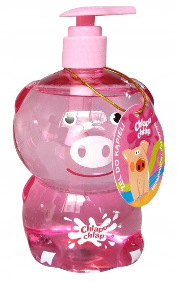 ŻEL DO KĄPIELI DLA DZIECI GALARETKA TRUSKAWKOWA CHLAPU CHLAP 500ml