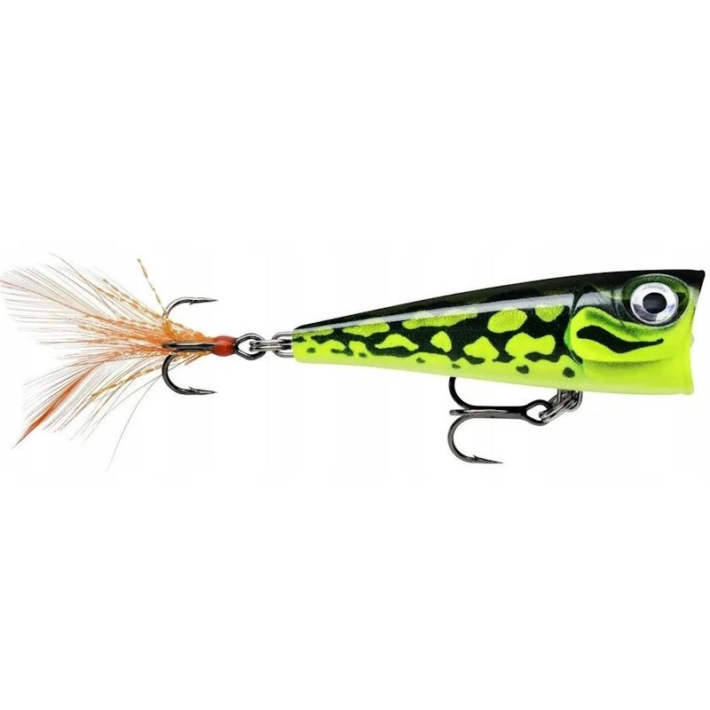 Wobler Rapala X-Light Pop 4cm 4.5g Lf Lime Frog Popper Powierzchniowy