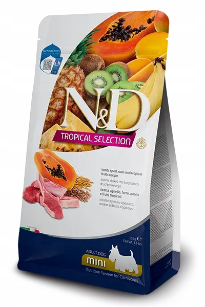 Levně N&d Dog Tropical Selection Lamb Adult Mini 1,5 Kg