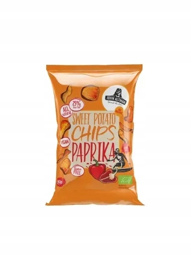 Levně 3x Chipsy z batátu s paprikou uzenou Bio 90 g John Altman