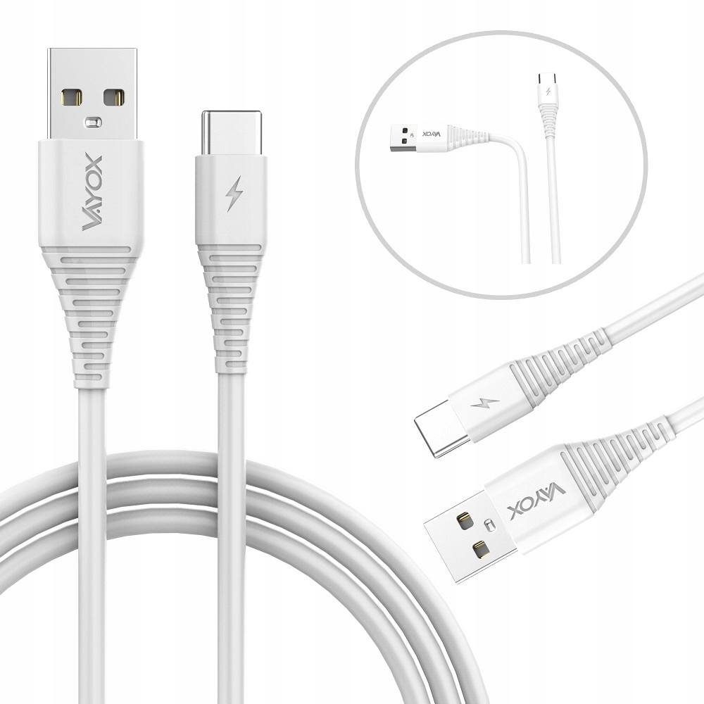 KABEL USB TYP C QUICK CHARGE 3.0 FAST SZYBKI VAYOX