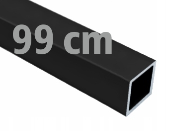 

Profil aluminiowy 20x20x1,5 czarny matowy rura 1m