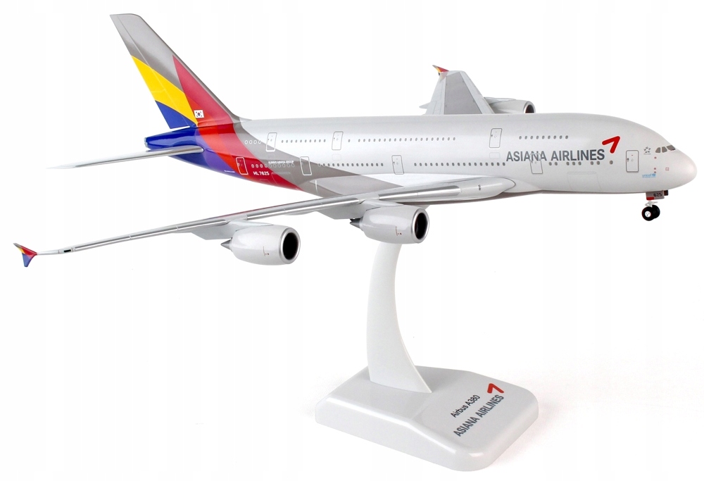 Model letadla Airbus A380 Asiana 1:200 Hogan